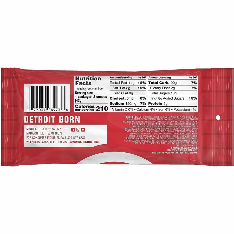 Kar's Sweet 'N Spicy Mix - Rear
