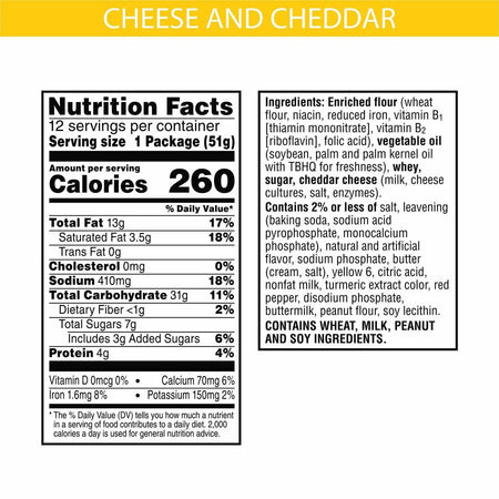 Keebler Cheese and Cheddar Sandwich Crackers - Alternate-Image6