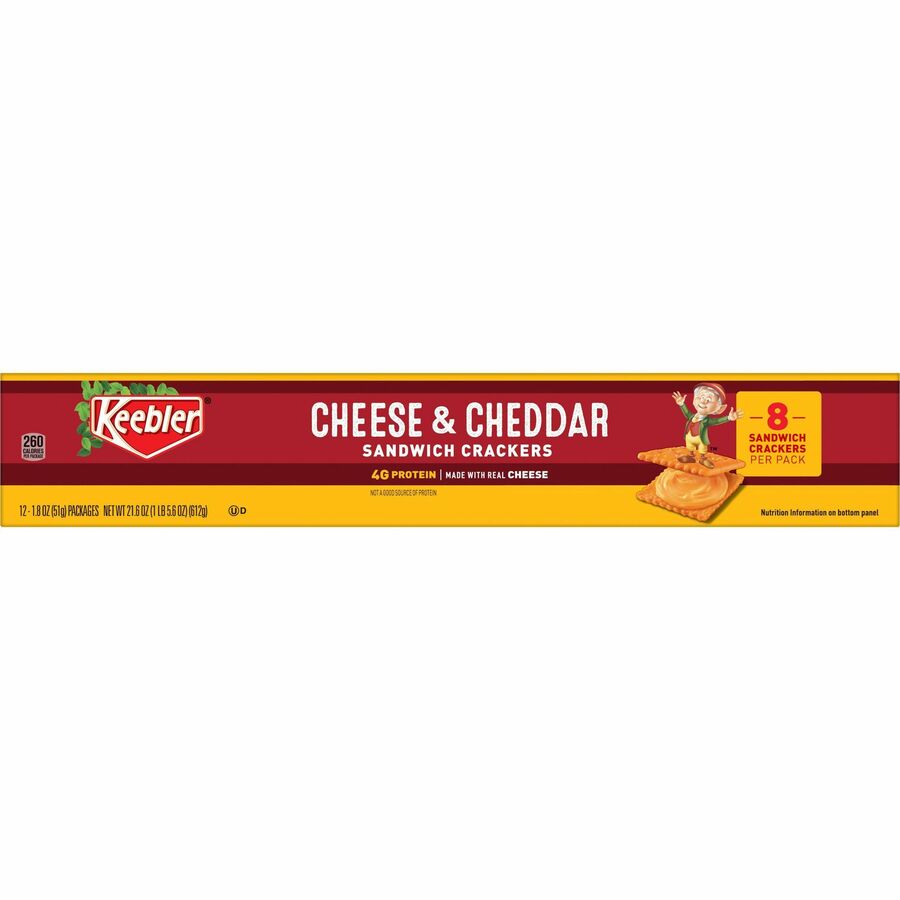Keebler Cheese and Cheddar Sandwich Crackers - Right
