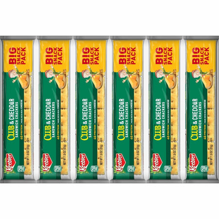 Keebler Club & Cheddar Sandwich Crackers - Top