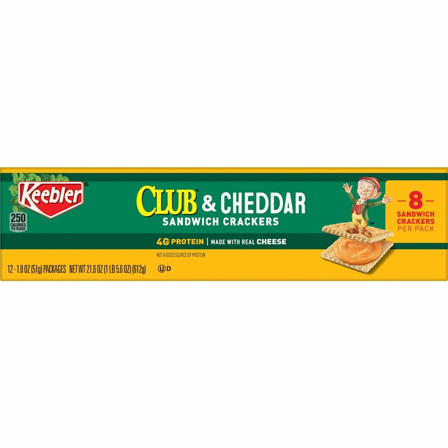 Keebler Club & Cheddar Sandwich Crackers - Right