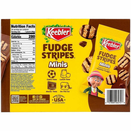 Keebler Fudge Stripes Cookies - Bottom