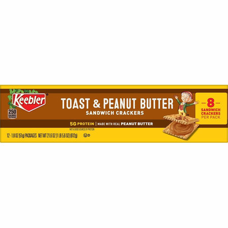 Keebler Toast and Peanut Butter Sandwich Crackers - Right
