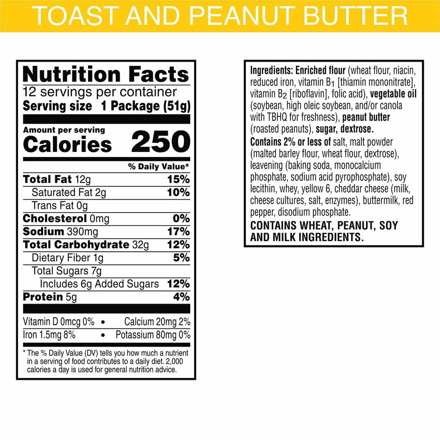 Keebler Toast and Peanut Butter Sandwich Crackers - Alternate-Image5