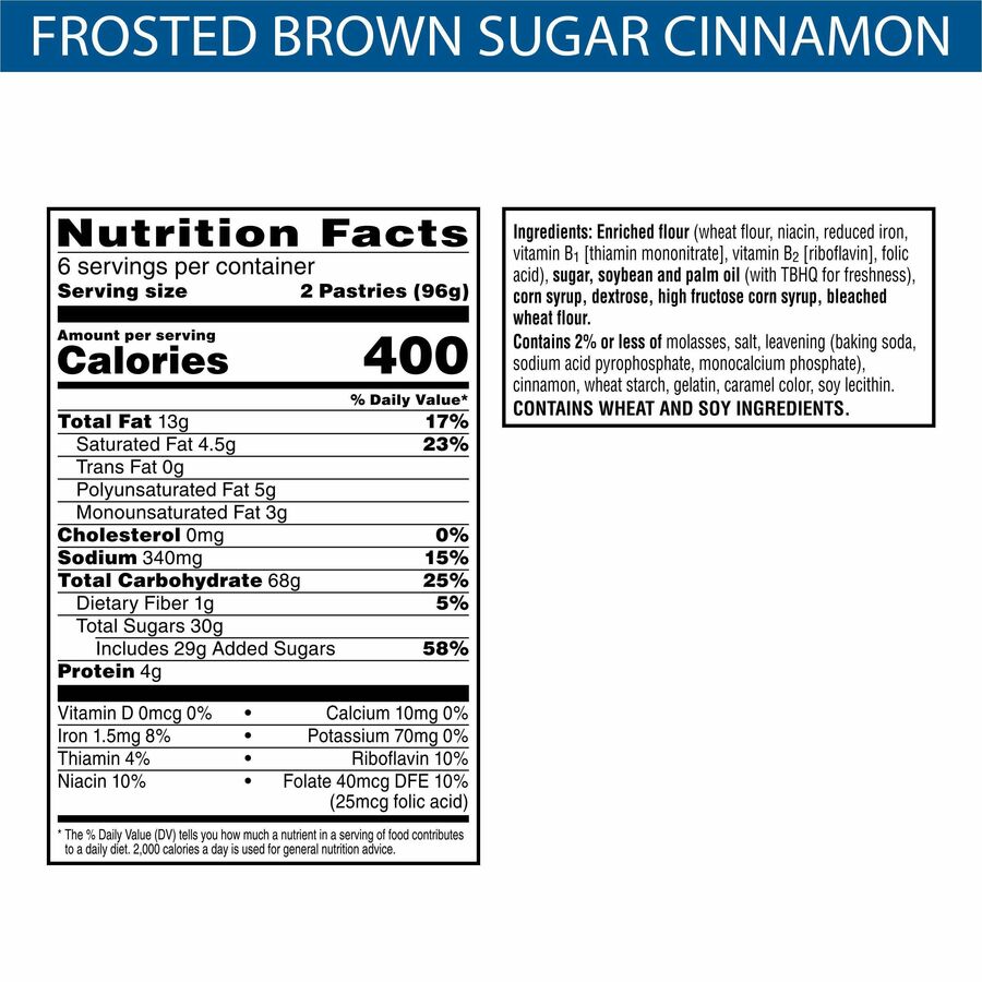 Pop Tarts Frosted Brown Sugar/Cinnamon Toaster Pastries - Alternate-Image8