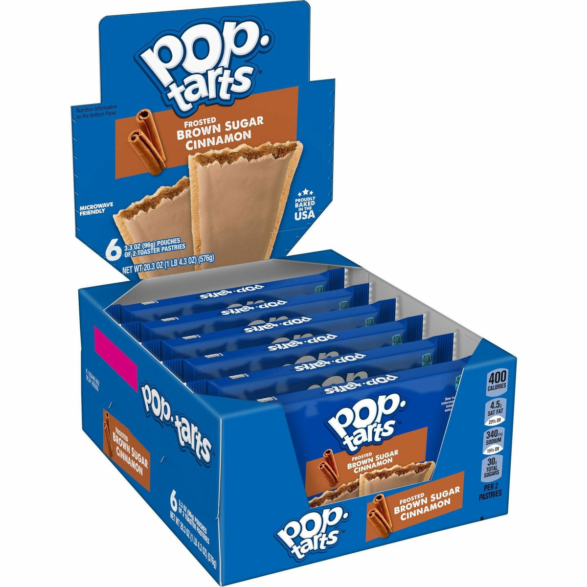 Pop Tarts Frosted Brown Sugar/Cinnamon Toaster Pastries - 2000