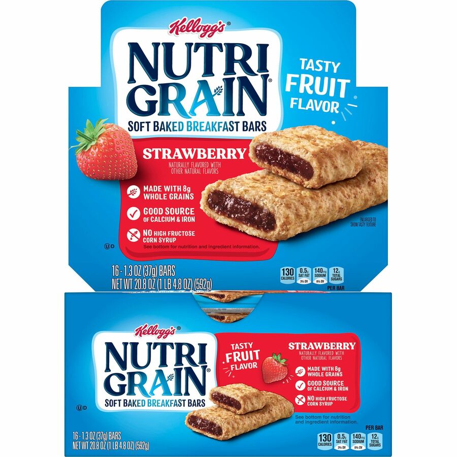 Kellogg's Keebler Nutri-Grain Fruity Cereal Bars - Front