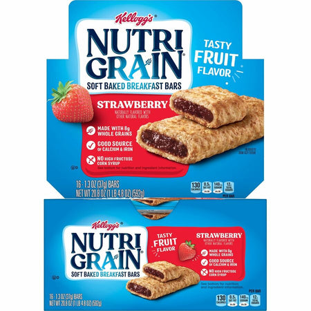 Kellogg's Keebler Nutri-Grain Fruity Cereal Bars - Front