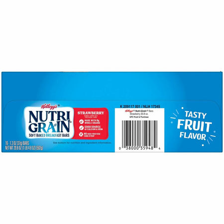 Kellogg's Keebler Nutri-Grain Fruity Cereal Bars - Right