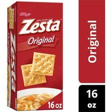 Kellogg’s Zesta Saltine Crackers: Original Flavor - 16 oz Box - Snacks