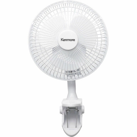 Kenmore 6’’ Clip-On Fan: 2-Speed Compact Cooling Solution - Fans