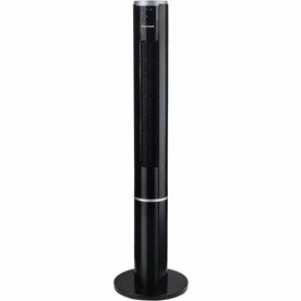Kenmore Bladeless Tower Fan: 3-Speed Oscillating Timer - Black - Fans