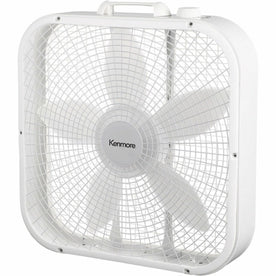 Kenmore Box Floor Fan: Powerful 3-Speed Cooling - Fans