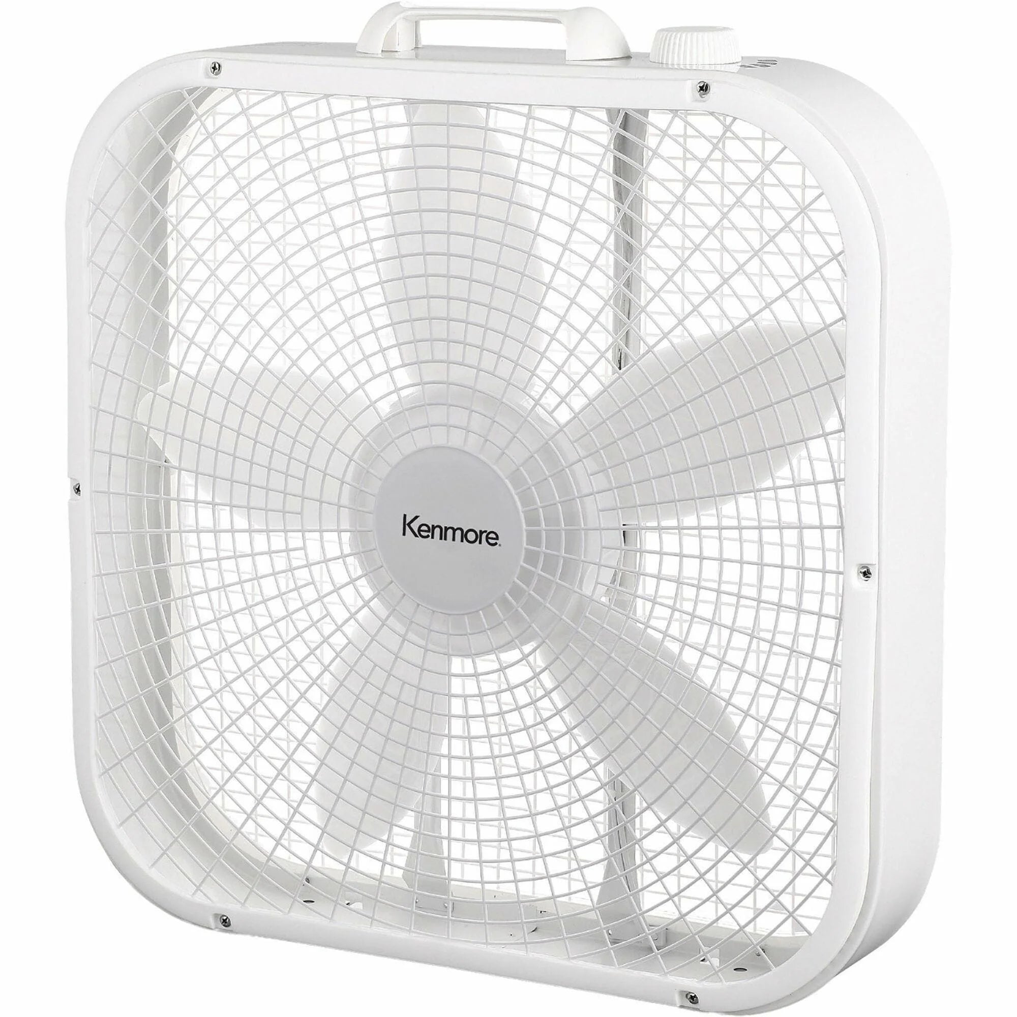 Kenmore Box Floor Fan: Powerful 3-Speed Cooling - Fans