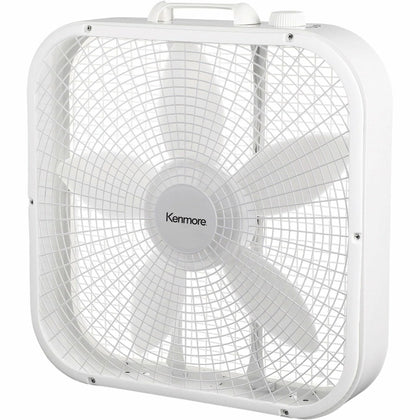 Kenmore Box Floor Fan: Powerful 3-Speed Cooling - Fans