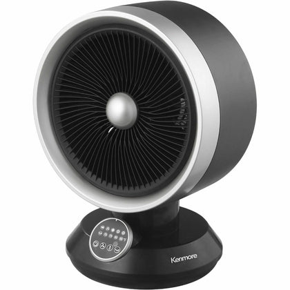 Kenmore Fan & Heater Combo: 2 Heat Settings Remote Control Oscillation - Black - Fans