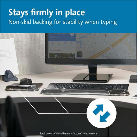 Kensington Duo Gel Mouse Pad Wrist Rest - Alternate-Image4