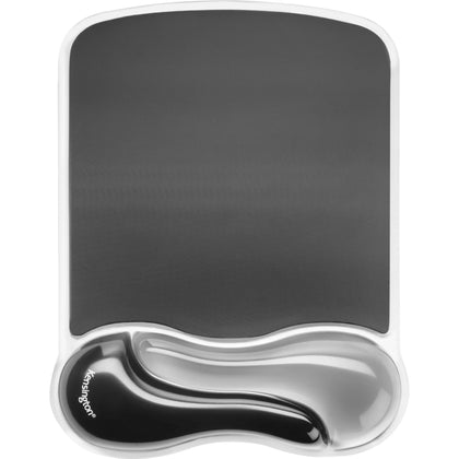 Kensington Duo Gel Mouse Wrist Rest: Comfortable Wave Design - Pads & Rests