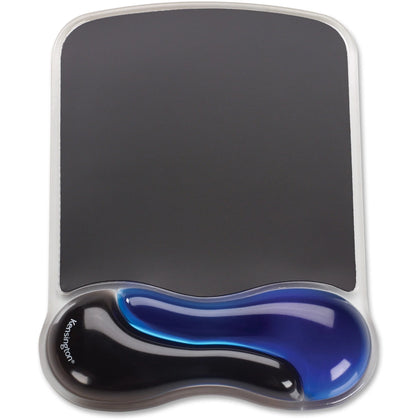Kensington Duo Gel Mouse Wristrest: Comfortable Support in Black & Blue - Pads Wrist Rests