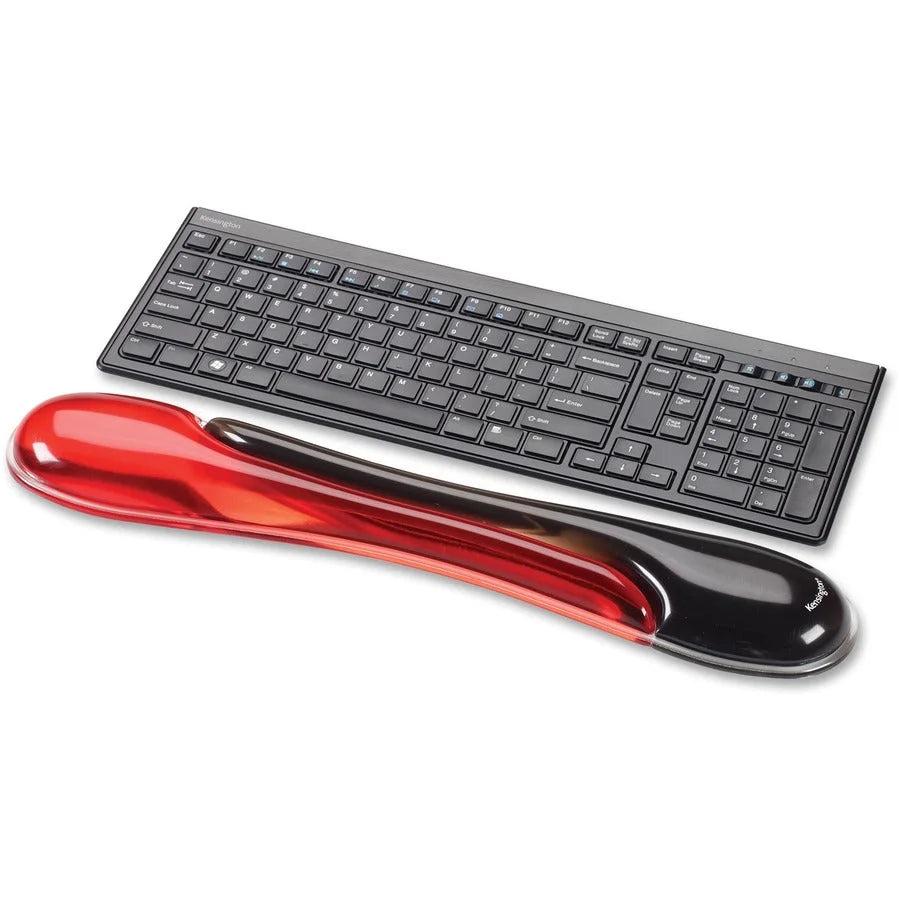 Kensington Duo Gel Wave Keyboard Wrist Rest - Ergonomic Support for Comfort - Mouse Pads & Rests
