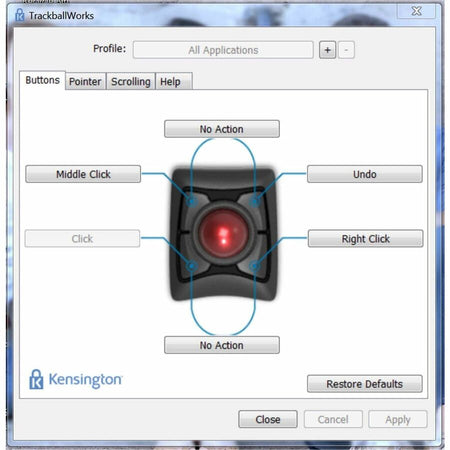 Kensington Expert Mouse&reg; Wireless Trackball - Alternate-Image4