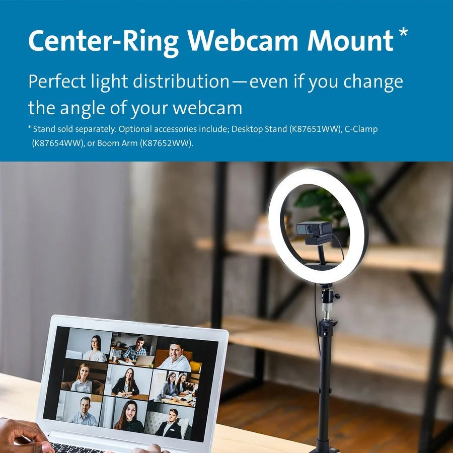 Kensington L1000 Bicolour Ring Light: Webcam Mount Stand - Electronic Accessories