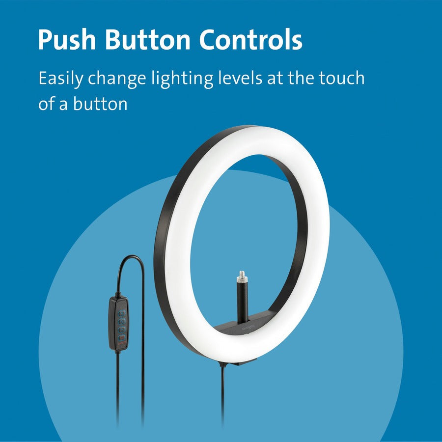 Kensington L1000 Bicolour Ring Light with Webcam Mount - Alternate-Image1