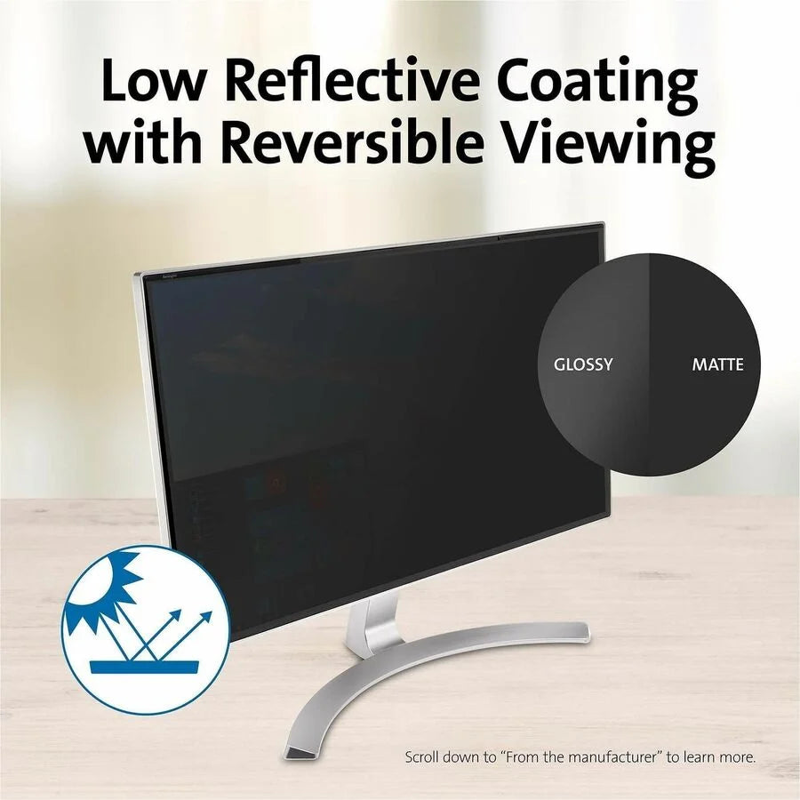 Kensington MagPro 24.0’’ Monitor Privacy Screen - Fingerprint Resistant - Filters & Protectors