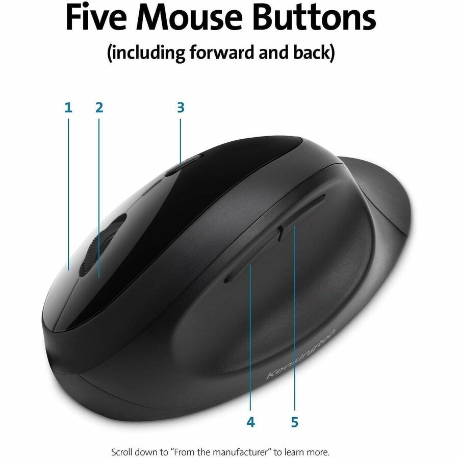 Kensington Pro Fit Ergo Wireless Keyboard/Mouse - Alternate-Image1