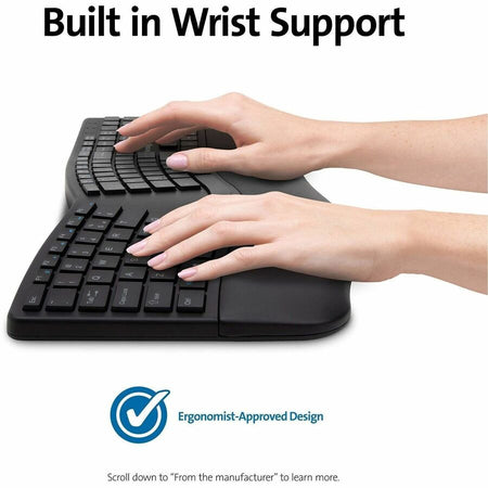 Kensington Pro Fit Ergo Wireless Keyboard/Mouse - Alternate-Image6