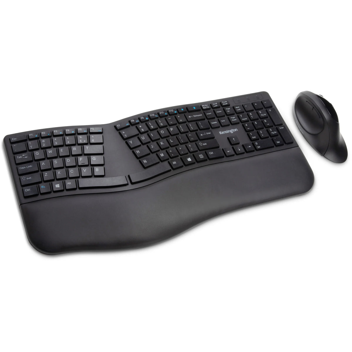 Kensington Pro Fit Ergo Wireless Keyboard/Mouse - Ultimate Comfort and Connectivity - Keyboards & Mice
