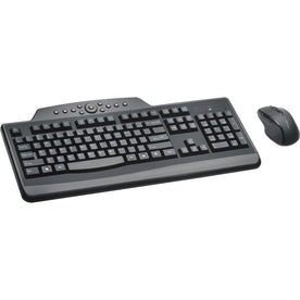 Kensington Pro Fit Media Wireless Desktop Set: Keyboard & Mouse - Black - Keyboards Mice