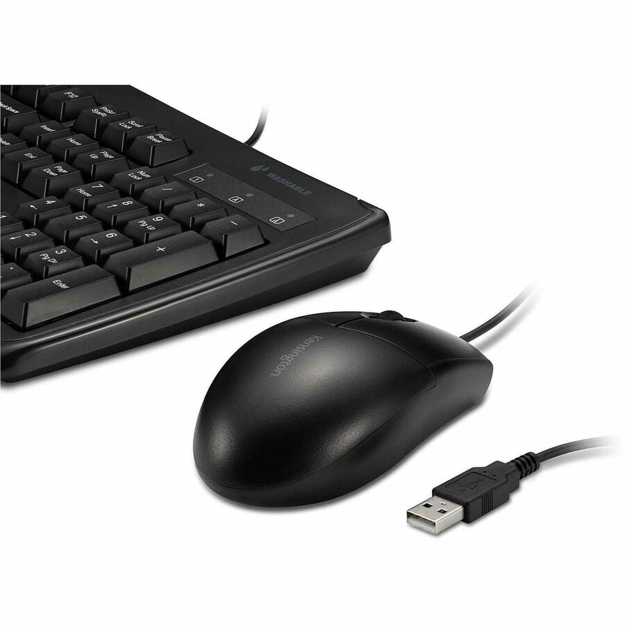 Kensington Pro Fit Washable Wired Desktop Set - Left