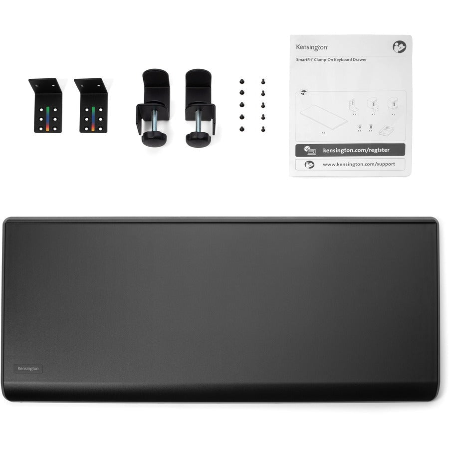 Kensington SmartFit Clamp-On Keyboard Drawer - Ergonomic Workspace Solution - Computer / Laptop Accessories