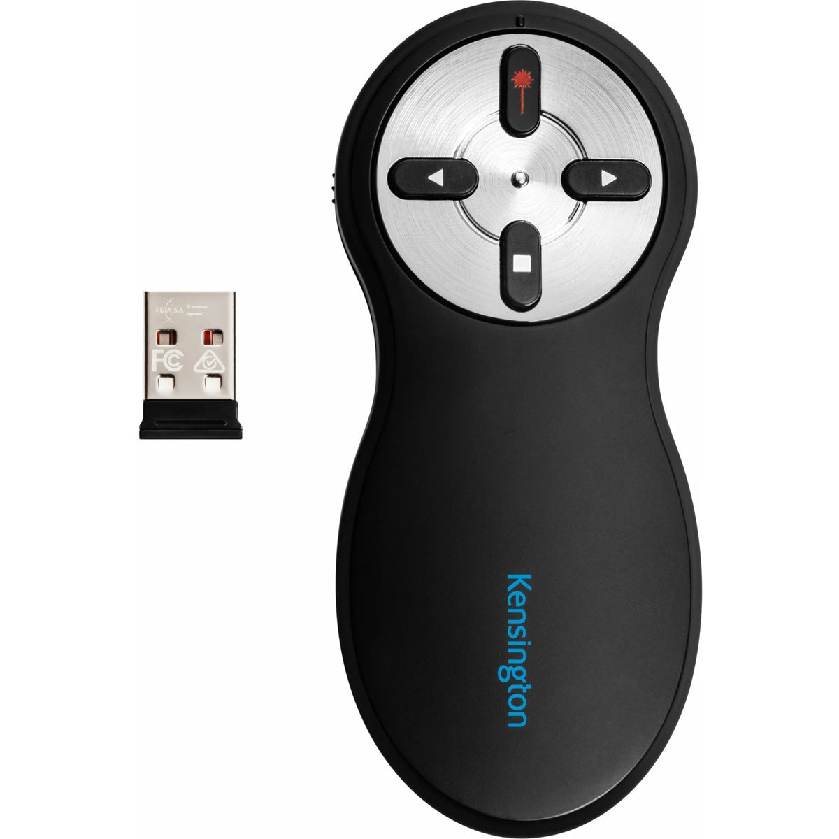 Kensington Wireless Presenter with Red Laser - Nano Receiver - Black - Pointers