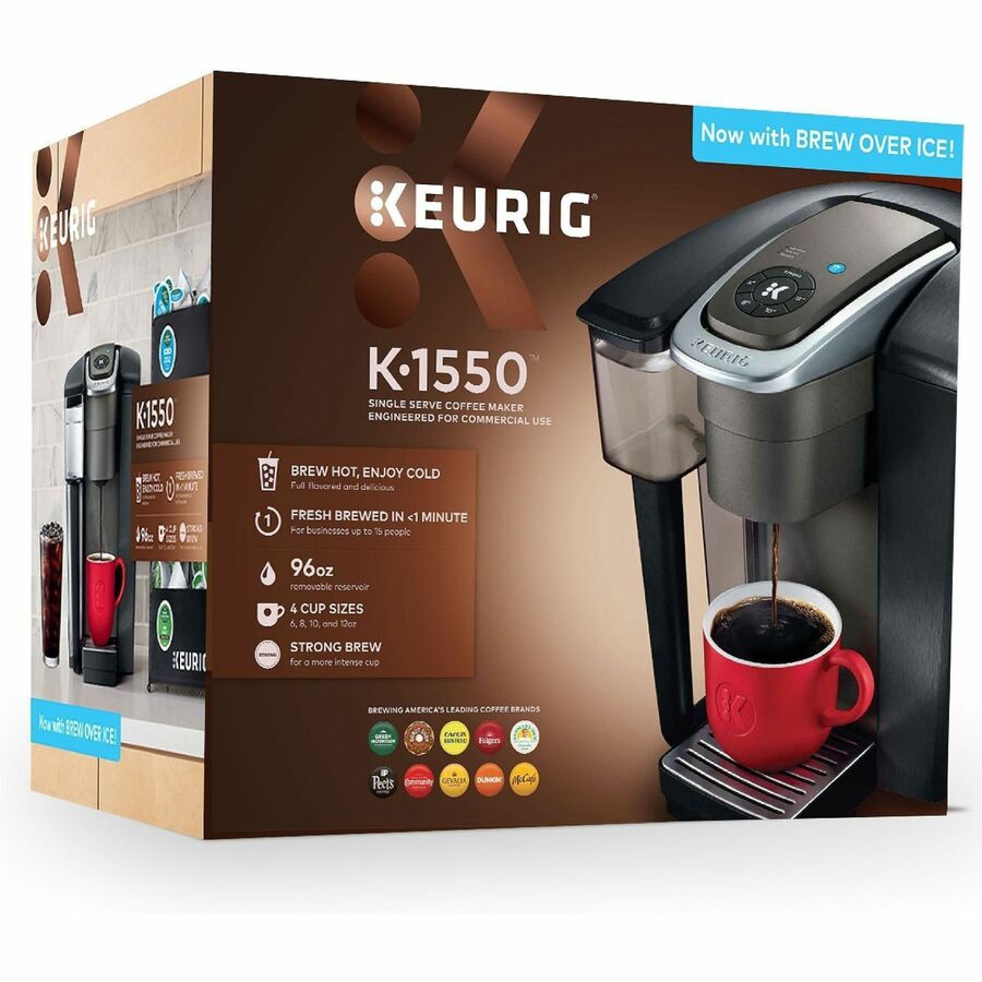 Keurig K-1550 Commercial Coffee Maker - 1450 W - 3 quart - Single-serve - K-Cup Pod/Capsule Brand - Black - Makers &