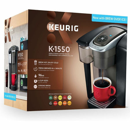 Keurig K-1550 Commercial Coffee Maker - 1450 W - 3 quart - Single-serve - K-Cup Pod/Capsule Brand - Black - Makers &