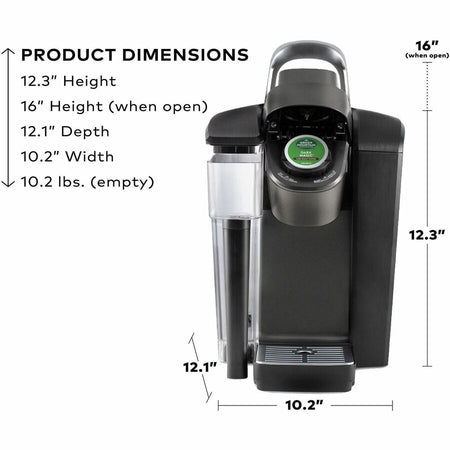 Keurig K-1550 Commercial Coffee Maker - 1450 W - 3 quart - Single-serve - K-Cup Pod/Capsule Brand - Black - Makers &
