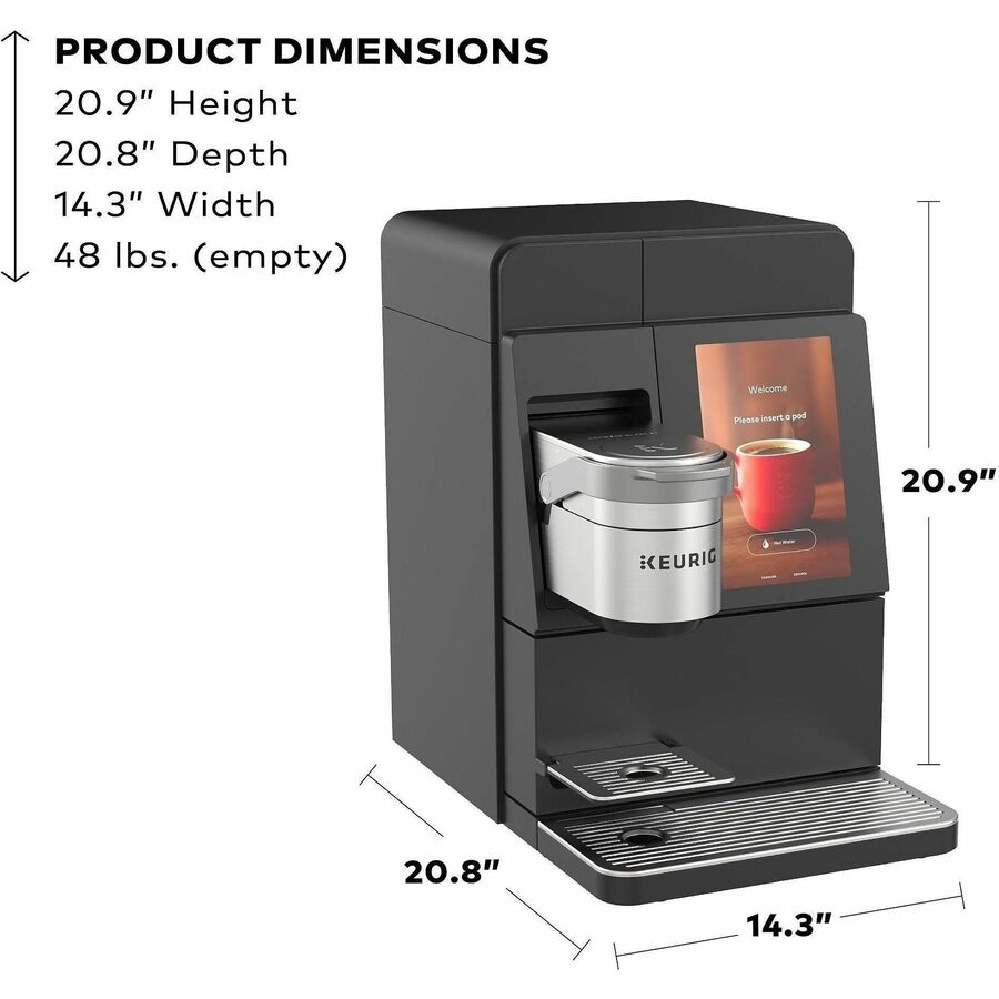 Keurig K-4500® Single-Serve Commercial Café System - K-Cup Pod/Capsule Brand - Multi - Coffee Makers & Warmers