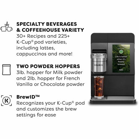 Keurig K-4500® Single-Serve Commercial Café System - K-Cup Pod/Capsule Brand - Multi - Coffee Makers & Warmers