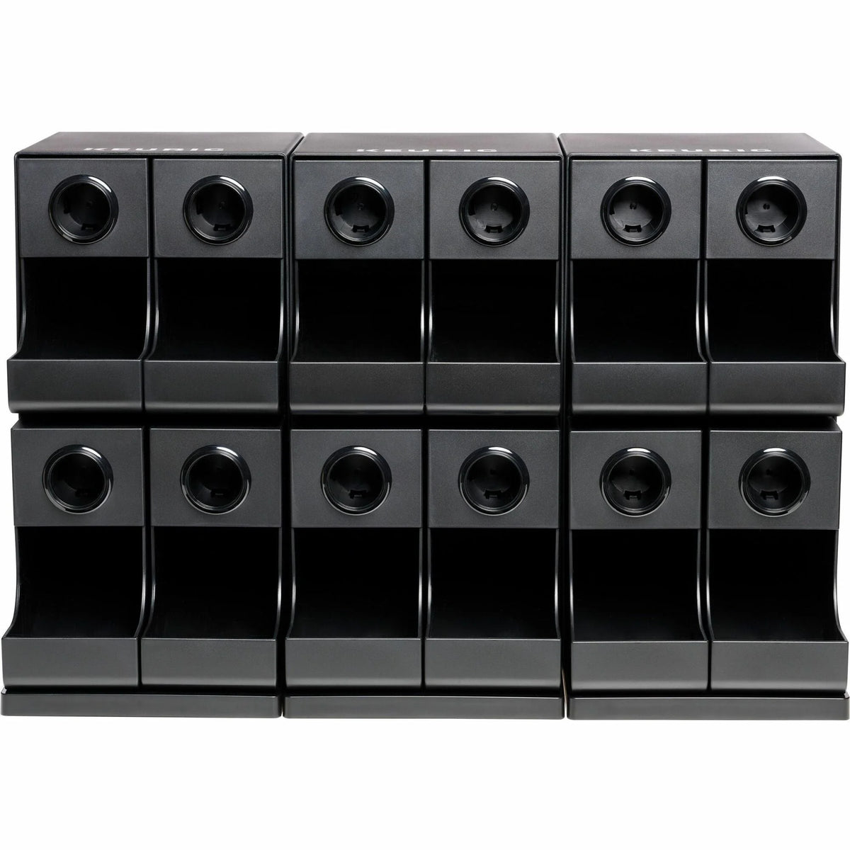 Keurig K-Cup Modular Merchandiser - 4 x Coffee/Tea Pod - Black - Plastic - 1 Each - Breakroom Organizers
