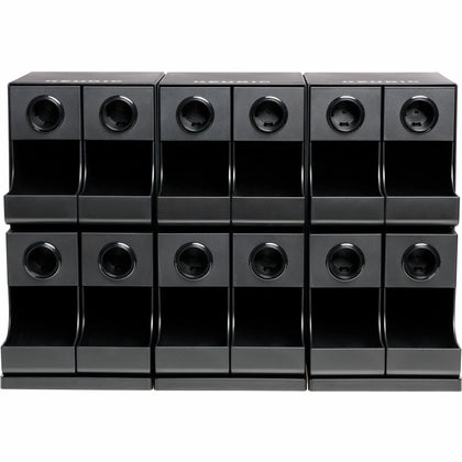 Keurig K-Cup Modular Merchandiser: 4 Pod Holder - Black Plastic - Breakroom Organizers