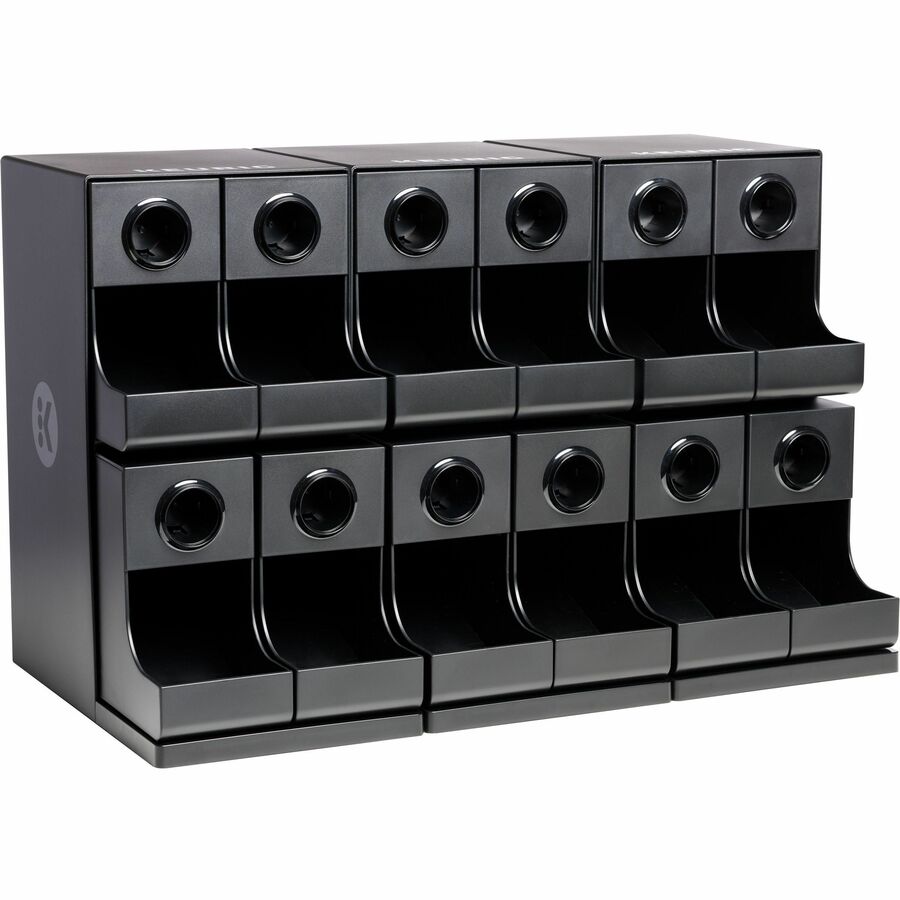 Keurig K-Cup Modular Merchandiser - 4 x Coffee/Tea Pod - Black - Plastic - 1 Each - Breakroom Organizers