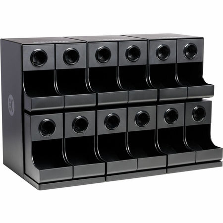 Keurig K-Cup Modular Merchandiser - 4 x Coffee/Tea Pod - Black - Plastic - 1 Each - Breakroom Organizers