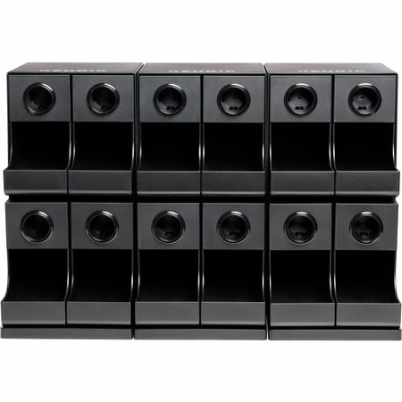 Keurig K-Cup Modular Merchandiser - 4 x Coffee/Tea Pod - Black - Plastic - 1 Each - Breakroom Organizers