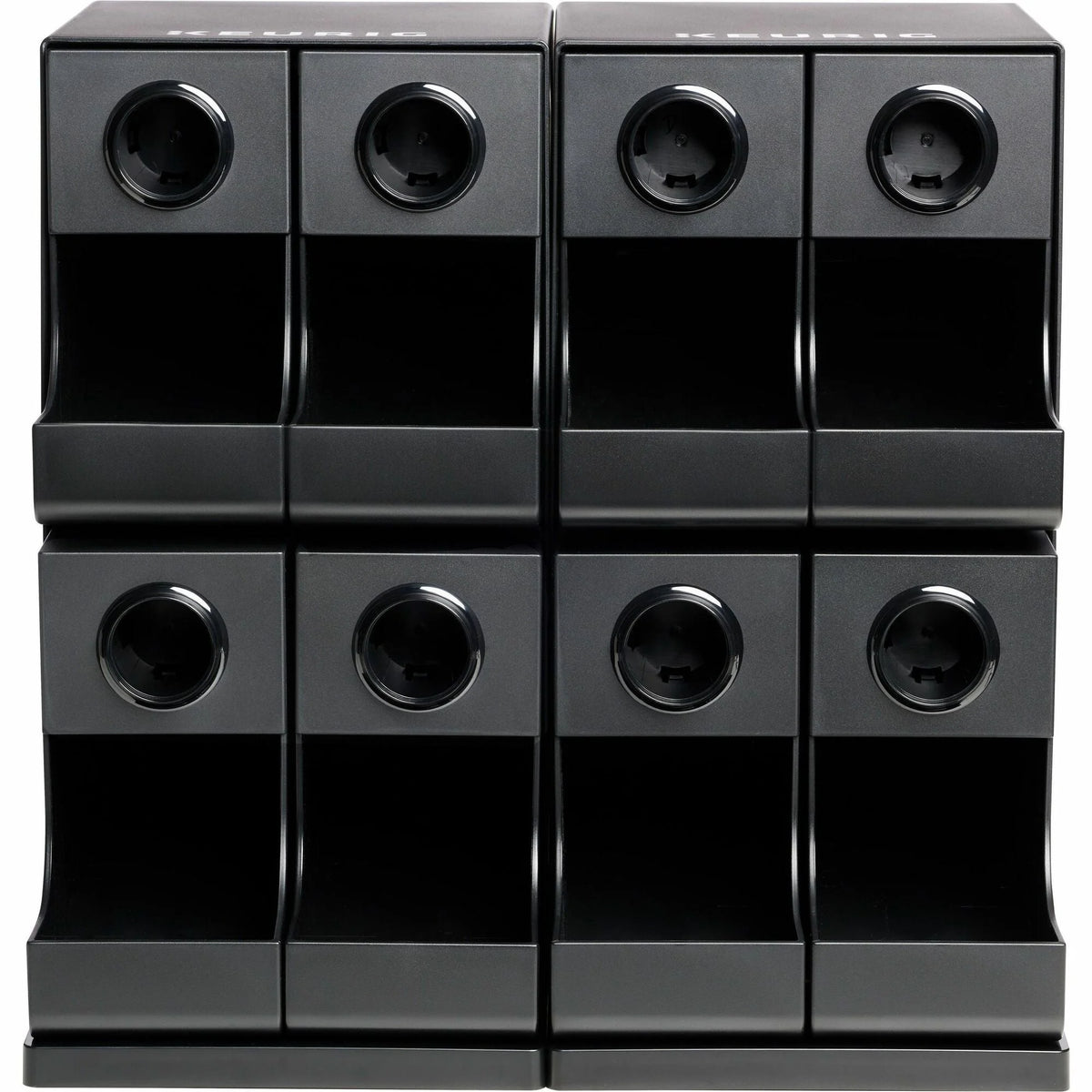 Keurig K-Cup Modular Merchandiser - 8 x Coffee/Tea Pod - Black - Plastic - 1 Each - Breakroom Organizers