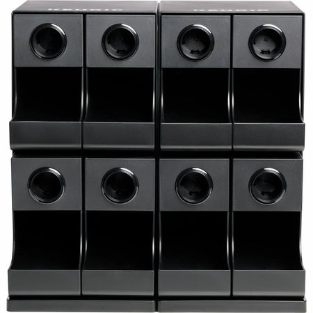 Keurig K-Cup Modular Merchandiser - 8 x Coffee/Tea Pod - Black - Plastic - 1 Each - Breakroom Organizers