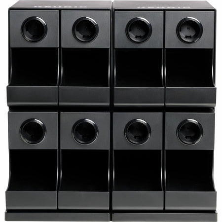 Keurig K-Cup Modular Merchandiser - 8 x Coffee/Tea Pod - Black - Plastic - 1 Each - Breakroom Organizers