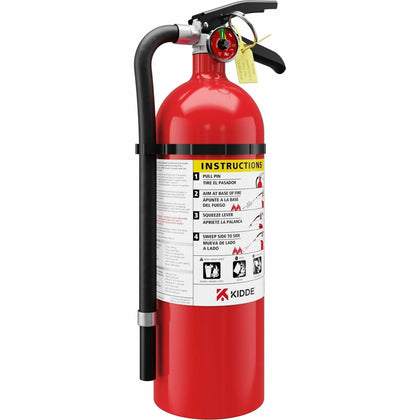 Kidde Pro 5 MP-1 Fire Extinguisher: 5.50 lb Capacity - Rechargeable Impact Resistant - Extinguishers