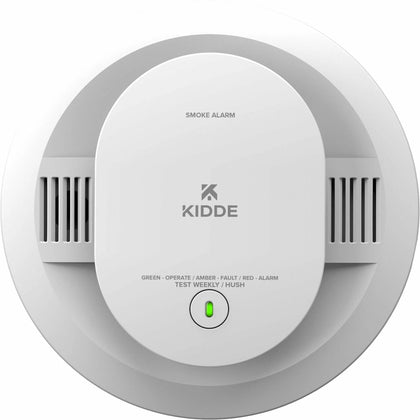 Kidde Smoke Alarm: 85 dB Visual & Audible Alert - Mountable - Red Green Amber - Carbon Monoxide Detectors